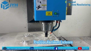 Processo di lavorazione CNC della parte del braccio robotico in magnesio
